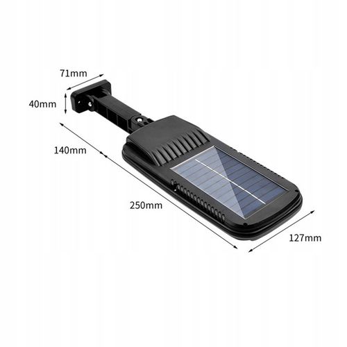 LAMPA SOLARNA LED 600W Z CZUJNIKIEM RUCHU I ZMIERZCHU ZEWNĘTRZNA + na Arena.pl