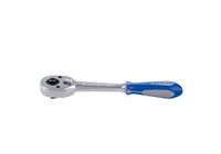 GRZECHOTKA 3/8 200MM 32 ZĘBY CHROM, UCHWYT GUMOWY - KY3771-08G