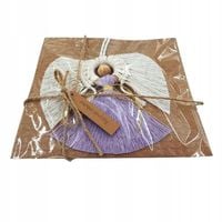 Aniołek z Makramy – Elegancka Ozdoba na Prezent. Ręcznie Robiony Aniołek