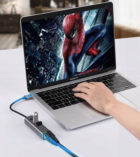 KARTA SIECIOWA HUB USB 3.0 GIGABIT RJ45 1000Mb RJ45 ADAPTER PRZEJŚCIÓWK LAN zdjęcie 3