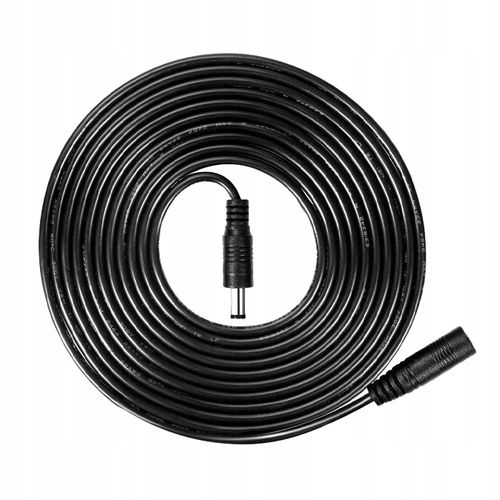Przedłużacz zasilania do kamer DC 10m WGT-5.5/2.1Kabel PRZEWÓD DC 12V na Arena.pl
