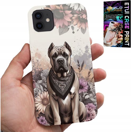 ETUI DO IPHONE 13 MINI - PSIE RASY PSIE WZORY POKROWIEC + FOLIA na Arena.pl