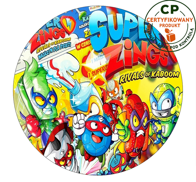 Opłatek na tort Super Zings zdjęcie 1