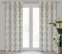 Zasłona gotowa na przelotkach MIRA 140x250 Eurofirany naturalny