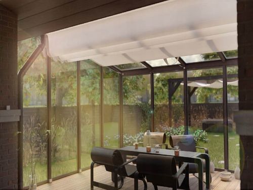 OSŁONA ZACIENIAJĄCA ROLETA PRZECIWSŁONECZNA DO OGRODU ZIMOWEGO NA WYMIAR na Arena.pl