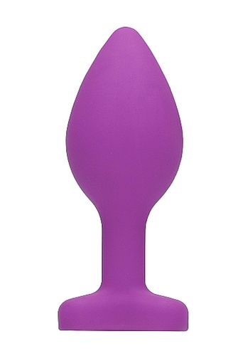 diamond heart butt plug - large - purple na Arena.pl