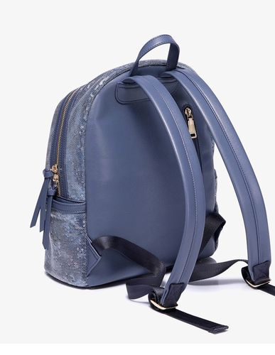Błyszczący niebieski plecak na Arena.pl