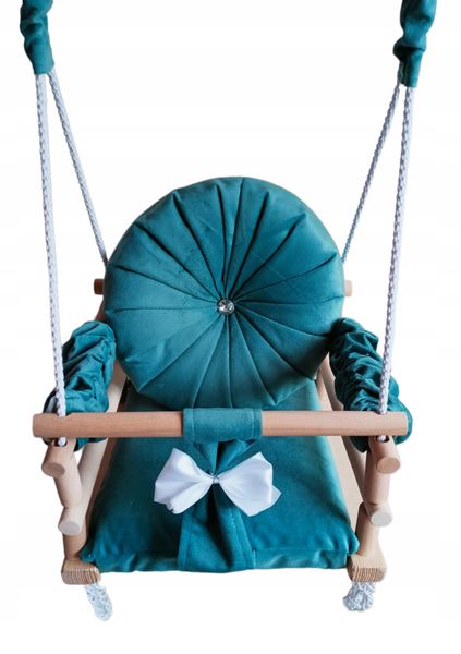 HUŚTAWKA 3w1 DLA DZIECI TURKUS DOM OGRÓD POKOJOWA zdjęcie 4