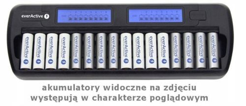 Ładowarka do akumulatorków everActive NC1600 16 AA, AAA na Arena.pl