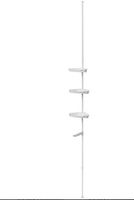 REGAŁ PRYSZNICOWY 2,5M REGULOWANY 3 POŁKI WIESZAK