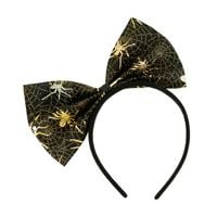 Opaska na Halloween Kokarda z pajęczyną