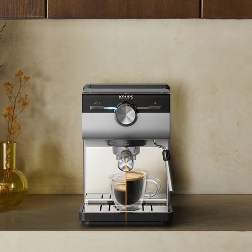 Ekspres kolbowy z dyszą spieniającą KRUPS Authentic+ C80 XP384G 15 bar na Arena.pl