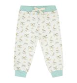 Spodnie długie w ptaszki 62