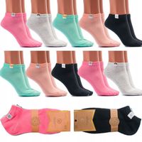 10x SKARPETKI damskie BAWEŁNIANE KOLOROWE STOPKI WYGODNE SPORTOWE