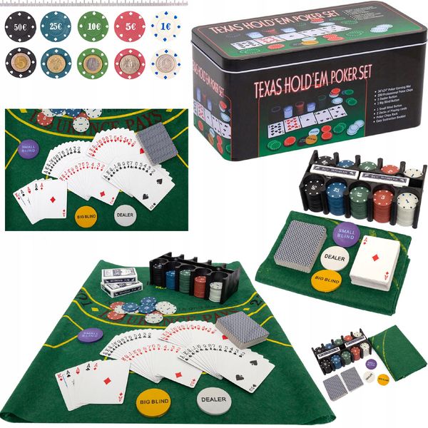 ZETONY DO POKERA 200EL. zdjęcie 1