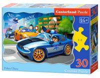 puzzle 30 el. police chase castorlandb-03785