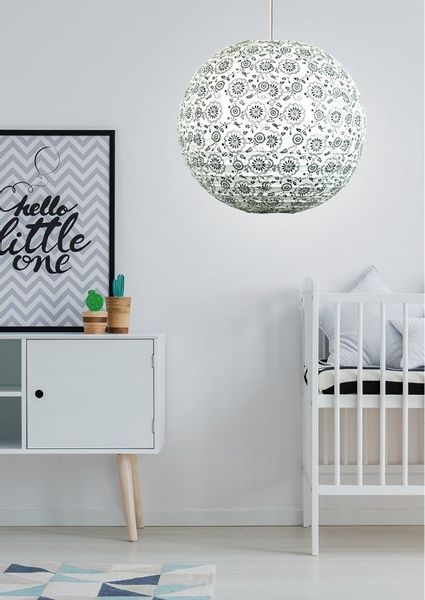 Abażur papierowy-kokon cotton 40 zdjęcie 2