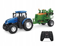 TRAKTOR CIĄGNIK ZDALNIE STEROWANY 1:24 RC NACZEPA