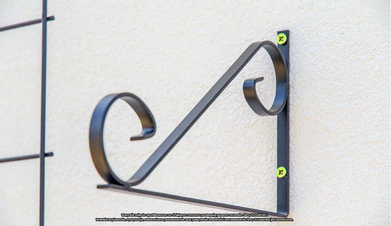 Wieszak ścienny - płaskownik Uchywt na doniczkę zdjęcie 5