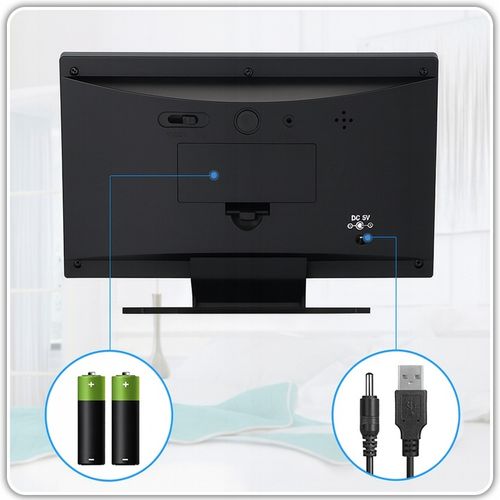 Cyfrowa stacja pogody – zegar, budzik, termometr, higrometr, kalendar na Arena.pl