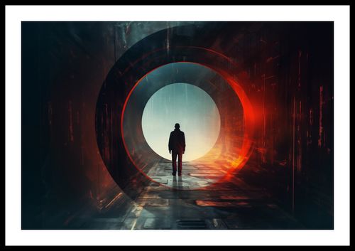 Plakat 60x40cm Portal do Świata na Arena.pl