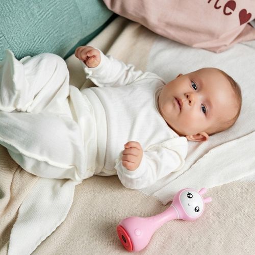 ALILO KRÓLICZEK SMARTY BUNNY INTERAKTYWNY Zabawka Muzyka Grzechotka Różowy na Arena.pl