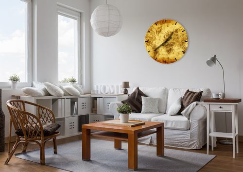 Zegar Ścienny - Mapa Świata - 60X60 Cm - C3Ar60X60-0127 na Arena.pl