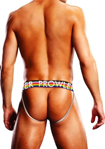 prowler majtki męskie jockstrap progress pride czarne m na Arena.pl