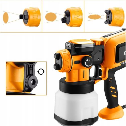 PISTOLET MALARSKI AGREGAT DO MALOWANIA ŚCIAN 3DYSZE 120 DIN ZESTAW XXL na Arena.pl