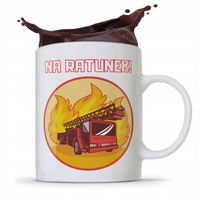 Kubek Prezent Dla Strażaka Na Ratunek! Z Nadrukiem Ze Zdjęciem