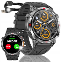 SMARTWATCH MĘSKI GPS AMOLED SPORTOWY ZEGAREK WODOODPORNY 3 ATM POLSKIE MENU
