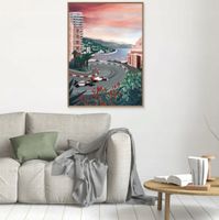 Monaco Circuit by Goed Blauw obraz 40x30cm