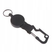 Smyczka do kluczy ski-pass mocny karabińczyk retraktor linka kółko parciany