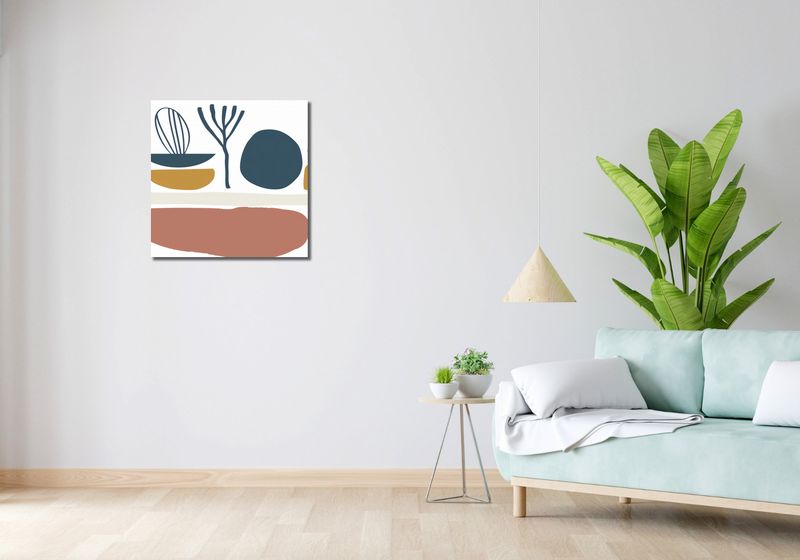Obraz 60x60cm Ziarnista Symetria zdjęcie 2
