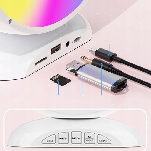 Bezprzewodowy Zestaw do Karaoke Głośnik Bluetooth + 2 Mikrofony dla Dzieci na Arena.pl