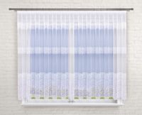 Firana gotowa 300x180 "3 pasy kwiaty"