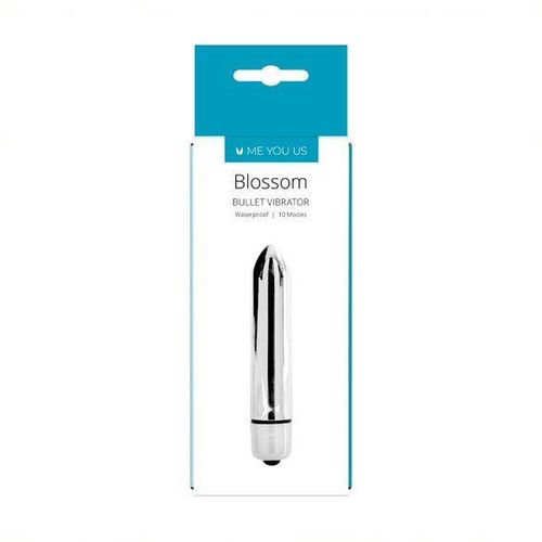 Wibrator- Me You Us Blossom 10 Mode Bullet Vibrator Silver na Arena.pl