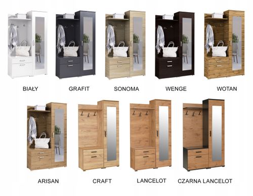 Garderoba przedpokój do przedpokoju szafa szafka na buty Gino Family Meble na Arena.pl