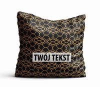 Poduszka Dekoracyjna GEOMETRYCZNA  z Twoim napisem G48