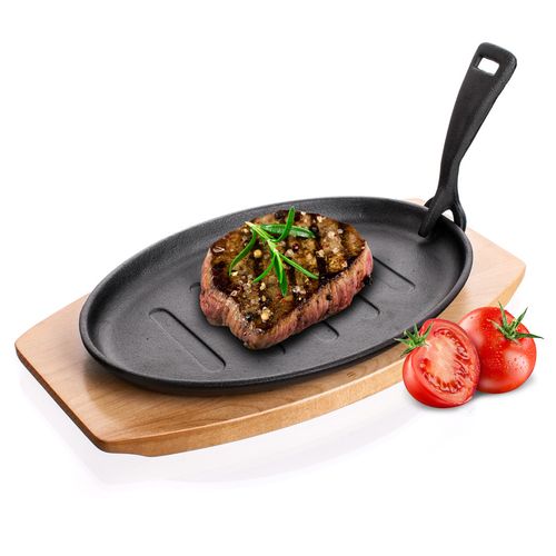 półmisek patelnia żeliwna grillowa z deską banquet grada na Arena.pl