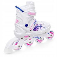 Rolki Łyżwy Wrotki 4w1 Regulowane RAVEN Meia 31-35 Kółko LED