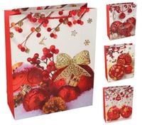 TOREBKA PREZENTOWA ŚWIĄTECZNA ŚREDNIA PREZENTY