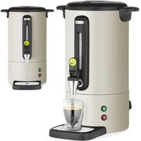 Zaparzacz do kawy z kranem ociekaczem 7 l 1050 W - jasnoszary