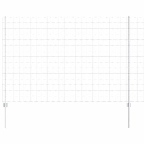 Ogrodzenie z słupkami Srebrny 1.6 x 10 m Stal na Arena.pl