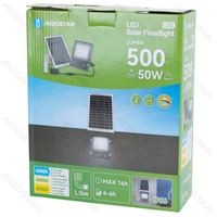 Solarny naświetlacz 50W z regulacją barwy i 5 m kablem praktyczne oświetlenie