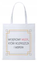 Dla Wujka Wujaszka Prezent Torba Eco Biała Shopper Z Nadrukiem Ze Zdjęciem