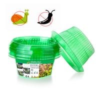 Kołnierz Ochronny na Ślimaki Płot do Roślin Zestaw 20 Sztuk Zielony 24cm