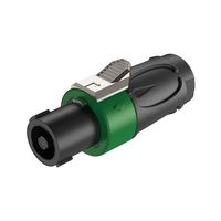 Wtyk głośnikowy wtyczka złącze Speakon 4-pin Roxtone RS4F-N-GN Zielony