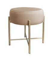 Taboret Pola noga metalowa złota MG06