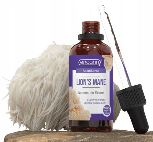 Encann Lion's Mane (Soplówka Jeżowata) - silny ekstrakt w kroplach 50 ml na Arena.pl